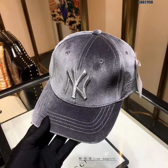 MLB 專櫃同步 NY與Gucci聯名款棒球帽 情侶款 6881908 LLWJ5653